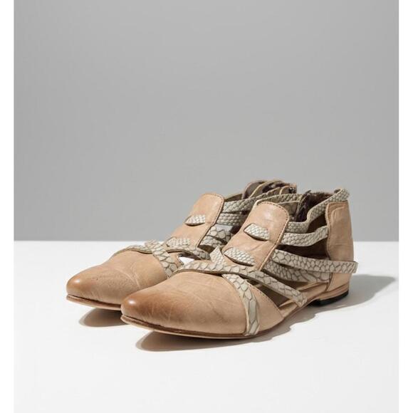 FREEBIRD By Steven Emory Leather Boots Flats 9 Rustic - Picture 1 of 12